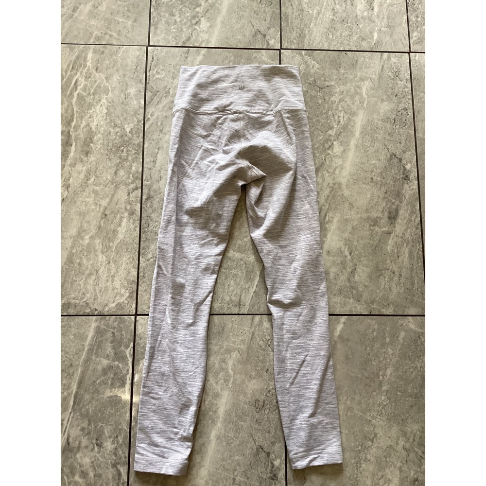 lululemon athletica Light Gray Heather High-Rise Leggings